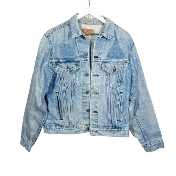 Levi's Other - Vintage 80s 90s Levis Denim Trucker Jacket Mens Size 40 Blue USA Made 70506